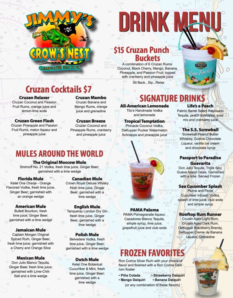 Reyes Media Group | Jimmy's Menu