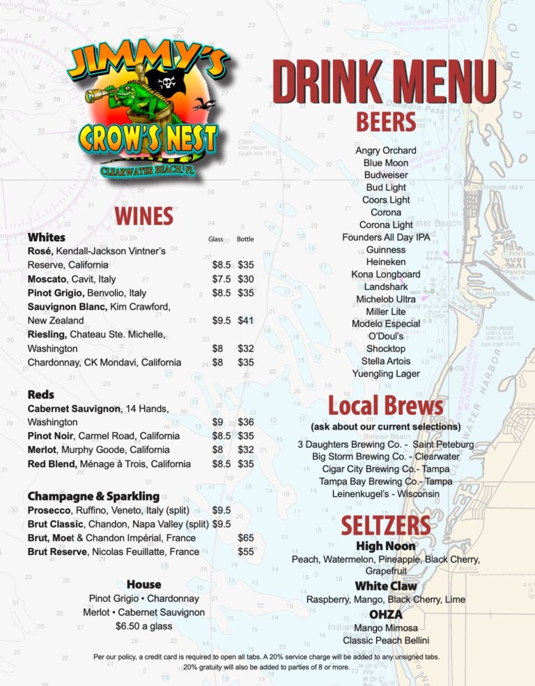 Reyes Media Group | Jimmy's Menu